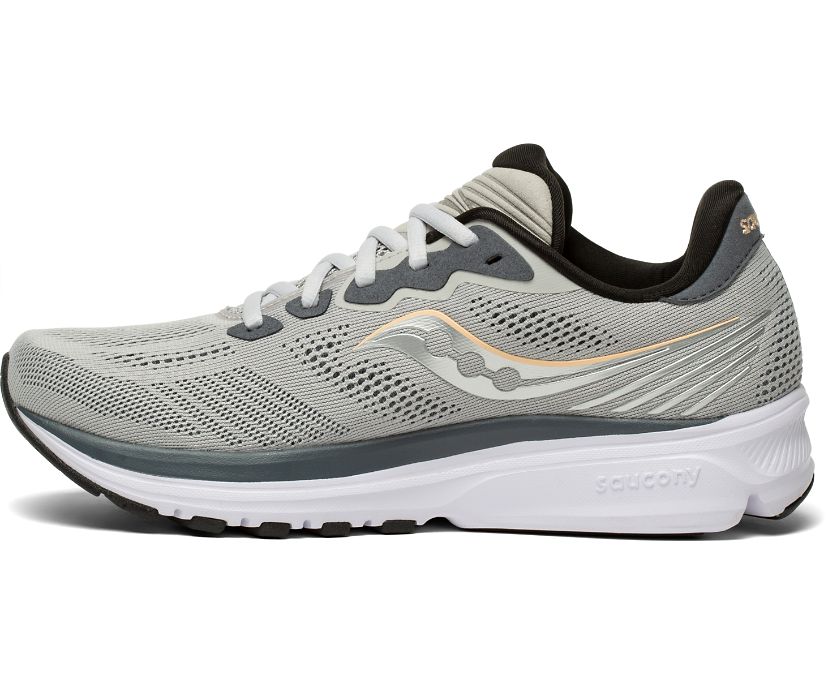 Women's Saucony Ride 14 Running Shoes Grey | Singapore 190ILHS